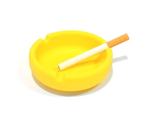 silicone-cigarette-ashtray-yellow-1.jpg Silicone Cigarette Ashtray | Yellow
